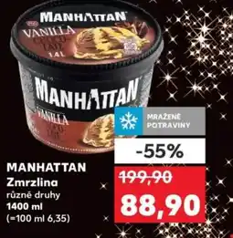 Kaufland MANHATTAN Zmrzlina nabídka