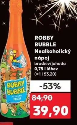Kaufland ROBBY BUBBLE Nealkoholický nápoj nabídka