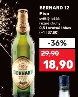 Kaufland BERNARD 12 Pivo nabídka