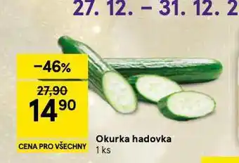 Tesco Okurka hadovka nabídka