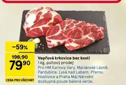 Tesco Vepřová krkovice bez kosti nabídka
