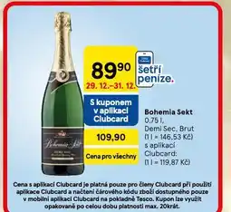 Tesco Bohemia sekt nabídka