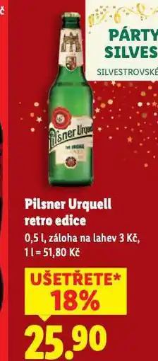 Lidl Pivo pilsner urquell nabídka