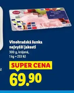 Lidl Vinohradská šunka nabídka