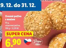 Lidl Ovesné pečivo s medem nabídka
