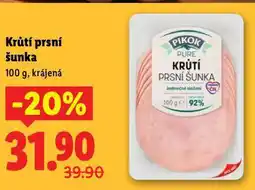 Lidl Krůtí prsní šunka nabídka