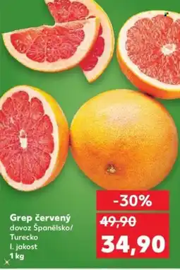 Kaufland Grep červený nabídka