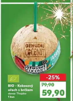 Kaufland BIO - Kokosový ořech s brčkem nabídka