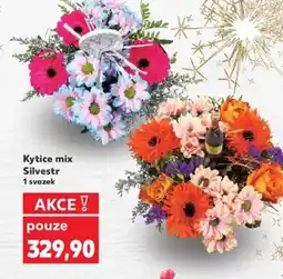 Kaufland Kytice mix Silvestr nabídka