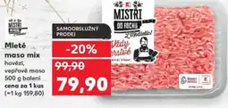 Kaufland Mleté maso mix nabídka