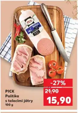 Kaufland PICK Paštika s telecími játry nabídka