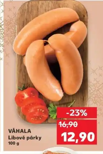 Kaufland VÁHALA Libové párky nabídka