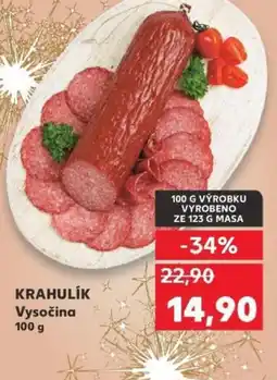 Kaufland KRAHULIK Vysočina nabídka