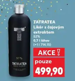 Kaufland TATRATEA Likér s čajovým extraktem nabídka