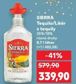 Kaufland SIERRA Tequila/Likér z tequily nabídka
