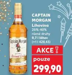 Kaufland CAPTAIN MORGAN Lihovina nabídka