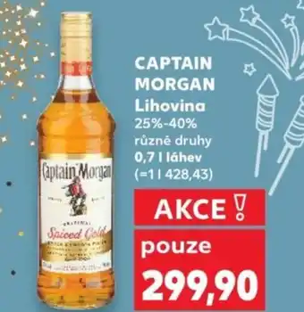 Kaufland CAPTAIN MORGAN Lihovina nabídka