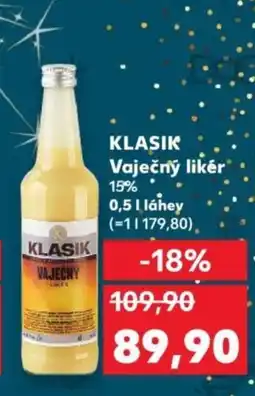 Kaufland KLASIK Vaječný likér nabídka