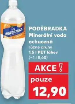Kaufland PODĚBRADKA Minerální voda ochucená nabídka