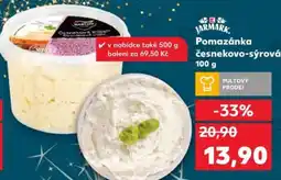 Kaufland Pomazánka česnekovo-sýrová nabídka