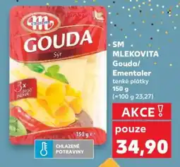 Kaufland SM MLEKOVITA Gouda/ Ementaler nabídka