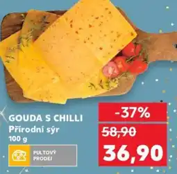 Kaufland GOUDA S CHILLI Přírodní sýr nabídka