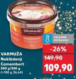 Kaufland VARMUŽA Nakládaný Camembert nabídka