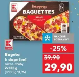 Kaufland Bageta k dopečení nabídka