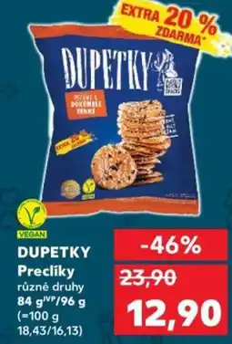 Kaufland DUPETKY Preclíky nabídka