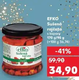 Kaufland EFKO Sušená rajčata s kapary nabídka