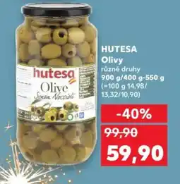 Kaufland HUTESA Olivy nabídka