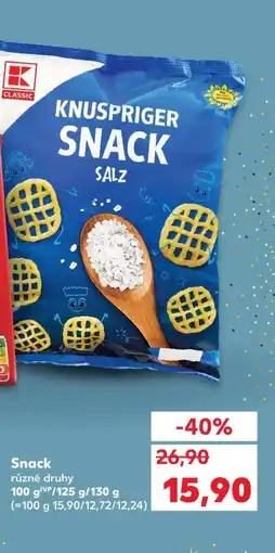 Kaufland Knuspriger Snack nabídka