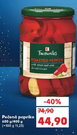 Kaufland Pečená paprika nabídka
