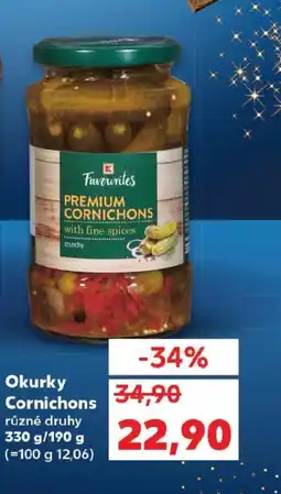 Kaufland Okurky Cornichons nabídka