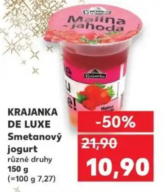 Kaufland KRAJANKA DE LUXE Smetanový jogurt nabídka
