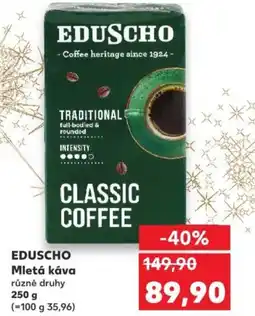 Kaufland EDUSCHO Mletá káva nabídka