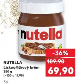 Kaufland NUTELLA Lískooříškový krém nabídka