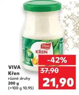 Kaufland VIVA Křen nabídka