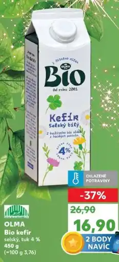 Kaufland OLMA Bio kefir nabídka