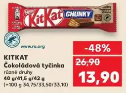 Kaufland KITKAT Čokoládová tyčinka nabídka