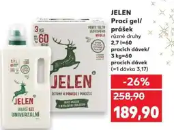 Kaufland JELEN Prací gel/ prášek nabídka