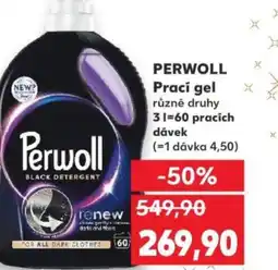 Kaufland PERWOLL Prací gel nabídka