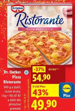 Lidl Dr. Oetker Pizza Ristorante, 340 g a další nabídka