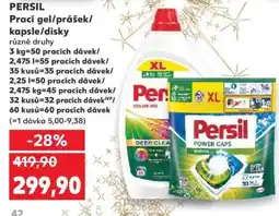 Kaufland PERSIL Prací gel/prášek/ kapsle/disky nabídka