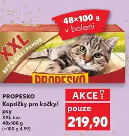 Kaufland PROPESKO Kapsičky pro kočky/ psy nabídka