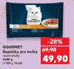 Kaufland GOURMET Kapsičky pro kočky nabídka