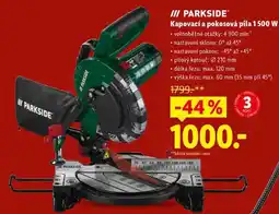 Lidl Kapovací a pokosová pila 1 500 W nabídka