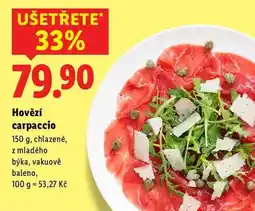 Lidl Hovězí carpaccio, 150 g nabídka