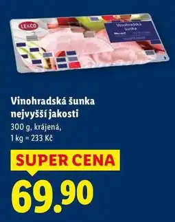 Lidl Vinohradská šunka nejvyšší jakosti, 300 g nabídka