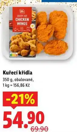 Lidl Kuřecí křídla, 350 g nabídka